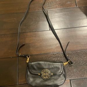 Tory Burch black cross body purse